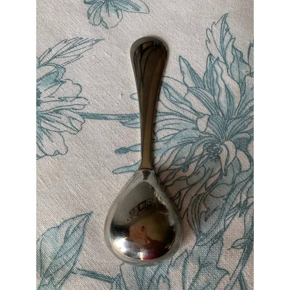 McDonald's Tea Caddy Spoon Coffee Scoop Stainless Steel Logo RARE HTF